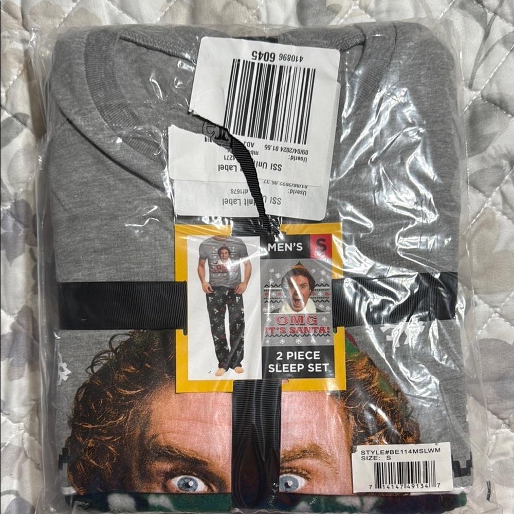 New sealed Elf Men's 2 piece Sleep Set S